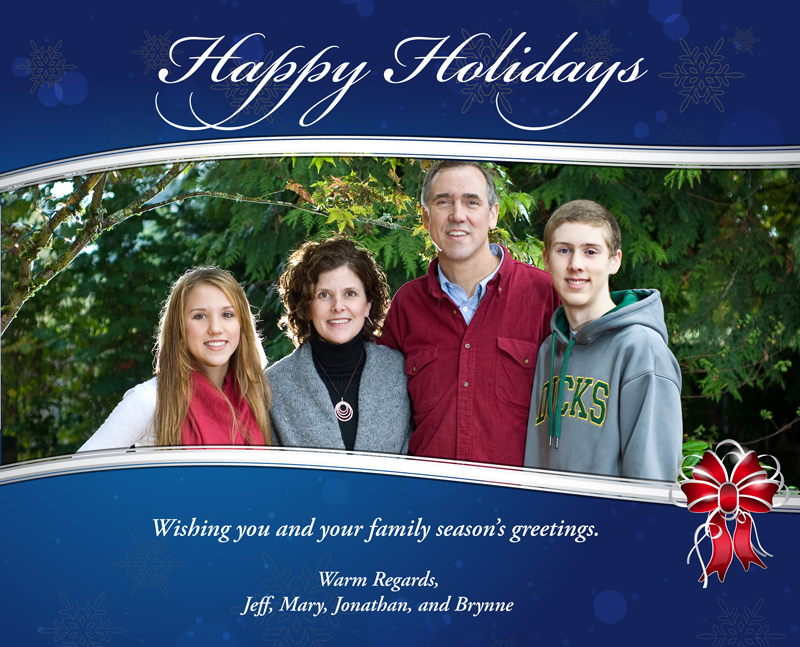 Season's greetings from the Merkley family.