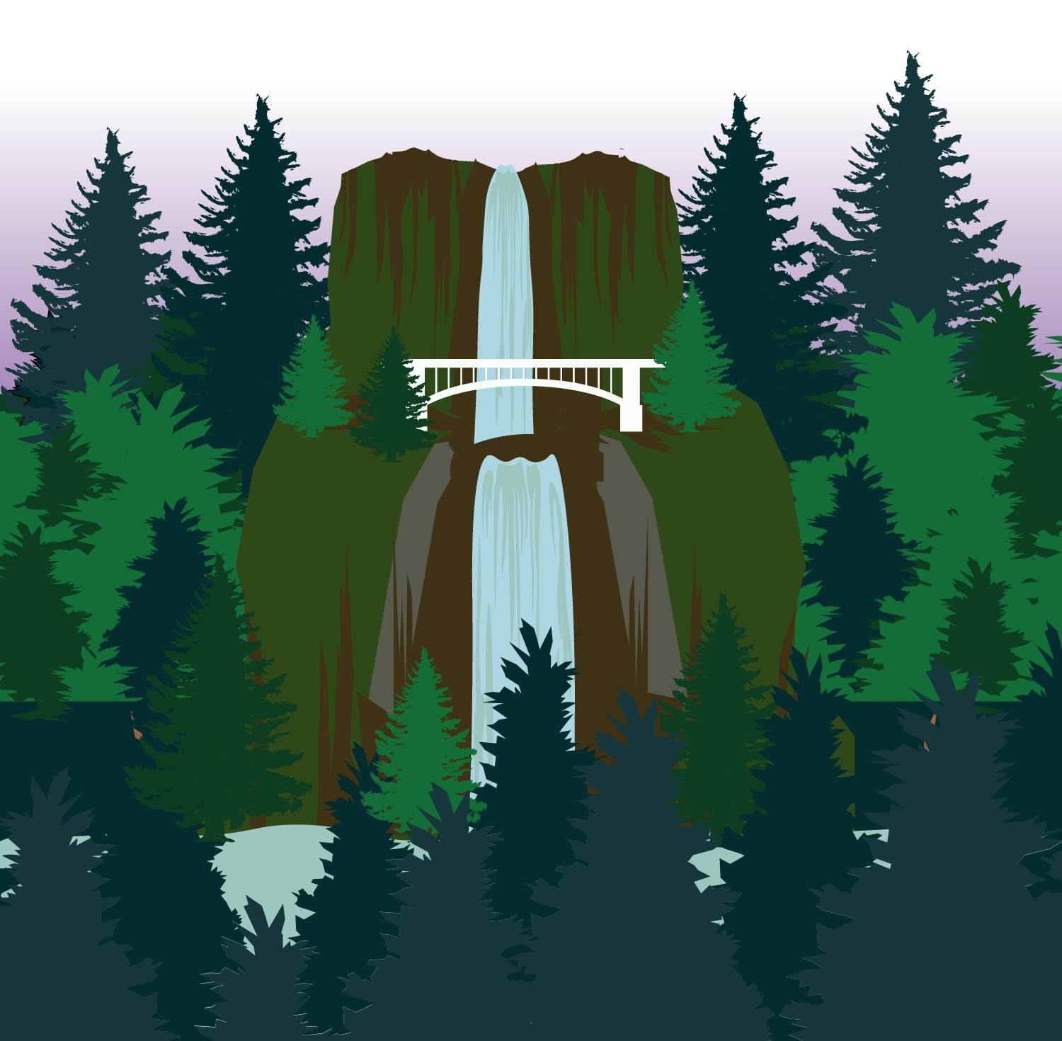 Illustration of Crater Lake.