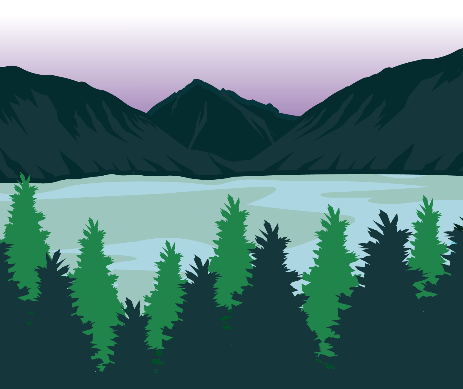 Illustration of Crater Lake.